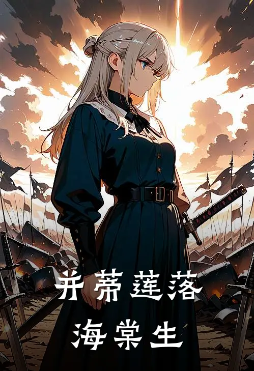并蒂莲落海棠生
